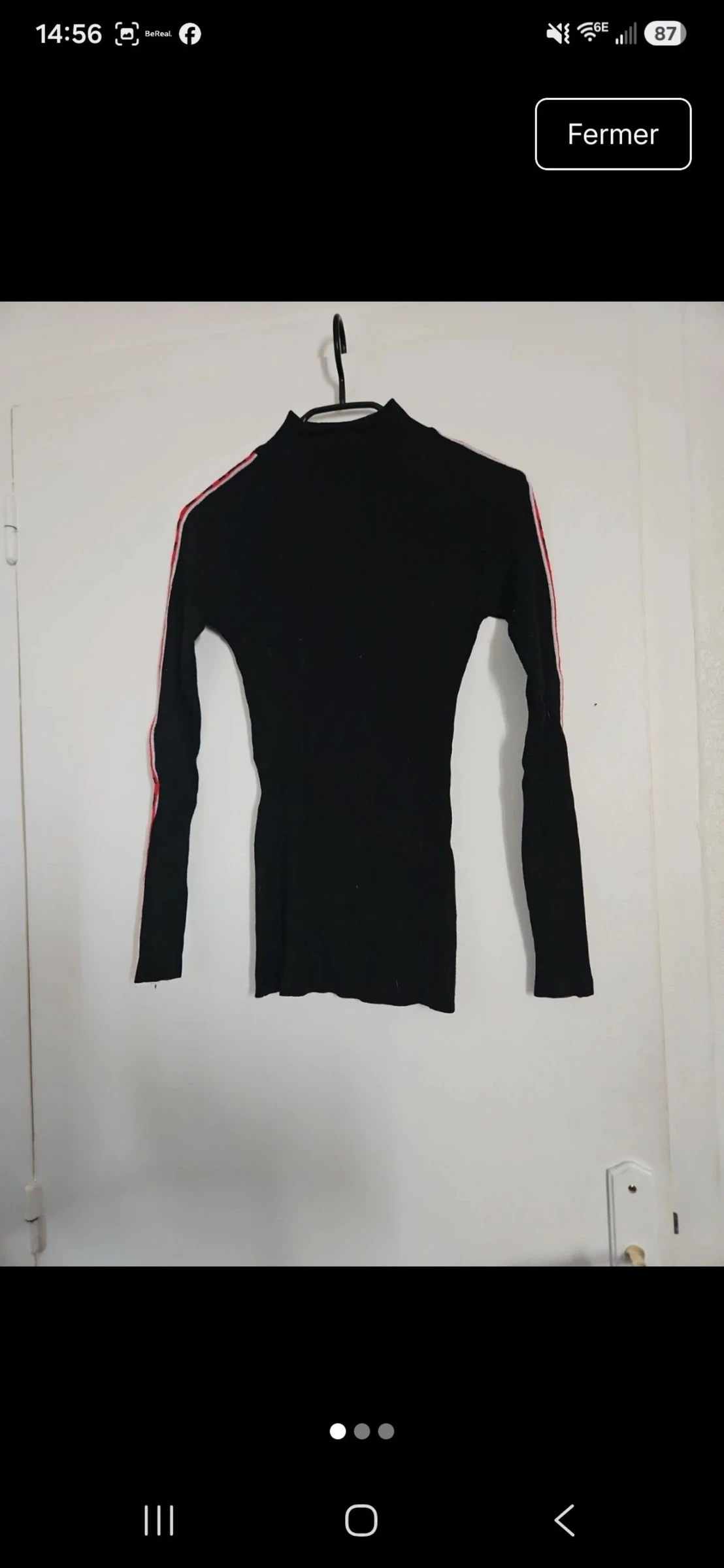 Pull noir jennyfer taille M